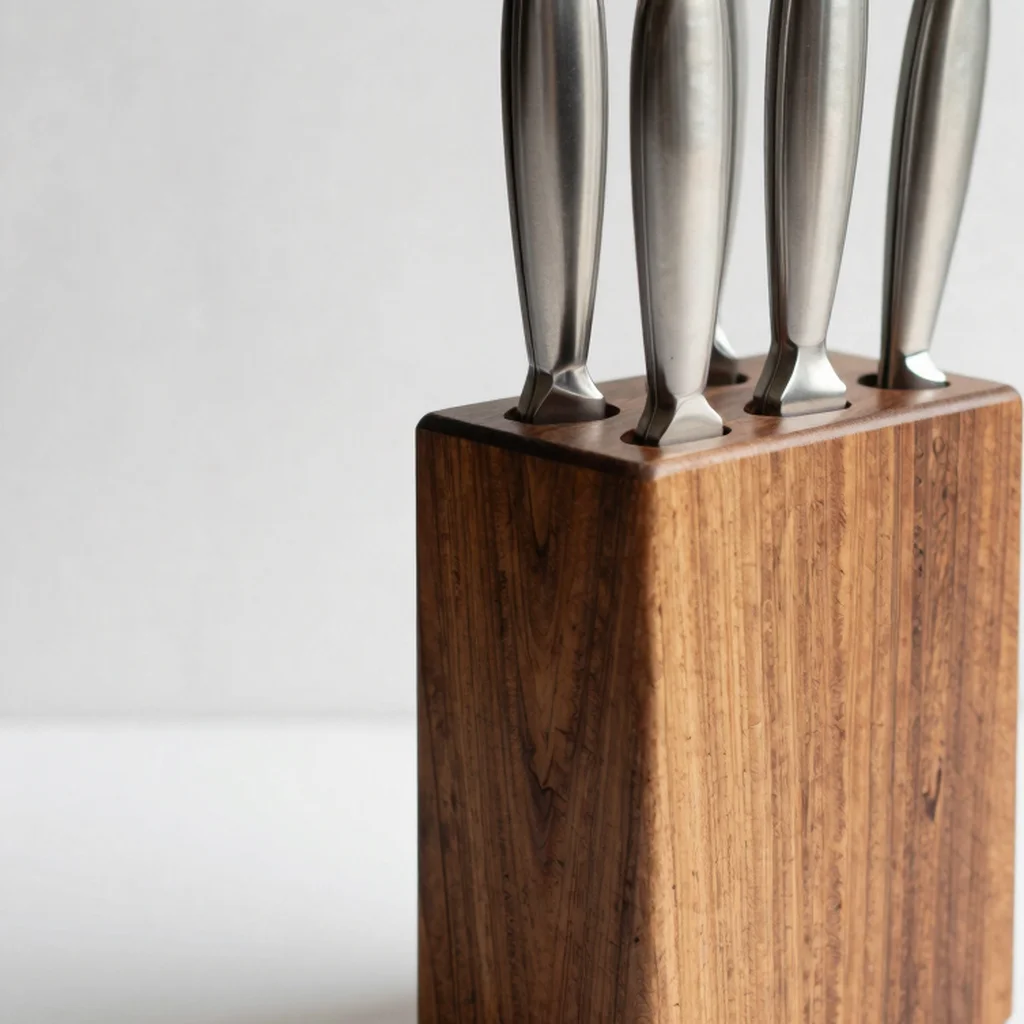 Stainless Steel Knife Block Set